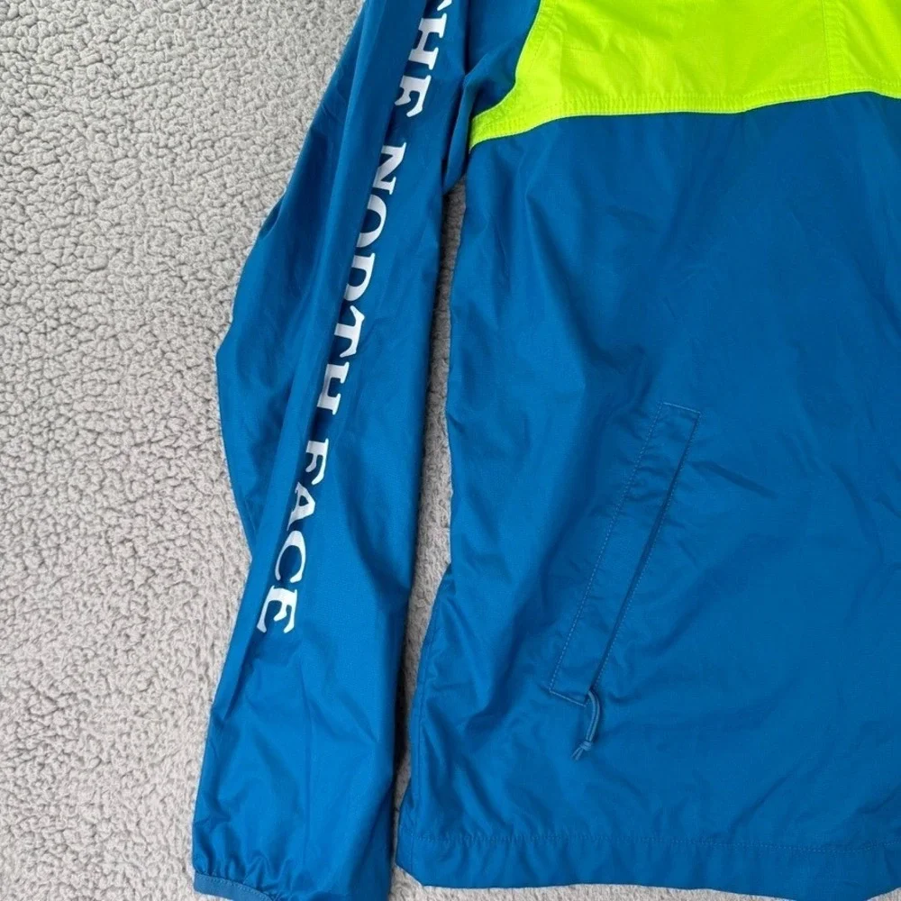 The North Face Cyclone Jacket Men's‎ Large Blue Hooded Colorblock Running